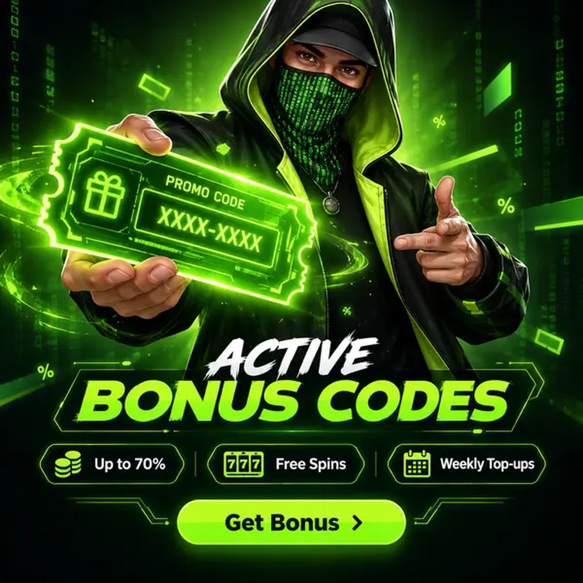 Bonuskoodi-asiantuntija paljastaa aktiiviset bonuskoodit Matrixzino Casinolla hehkuvan kupongien kanssa